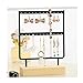 Produktbild 99native Schmuckhalter Schmuckständer,Holz Metall Schmuck Halter Display Stand baumeln Ohrringe hängen 24 Löcher,Wand-Regal Kettenhalter zur Aufbewahrung Halsketten Ohrringen Armbändern (Schwarz)