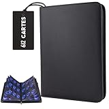 DIATOKHI Classeur de cartes à collectionner,Porte rangements pour 612 cartes,Album en cui...