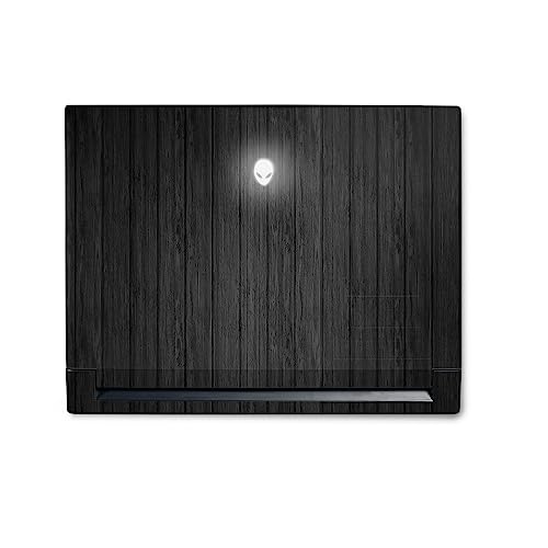 Image of MightySkins Skin Compatible with Alienware M18 R1 (2023) Full Wrap Kit - Black Wood | Protective, Durable, and Unique Vinyl Decal wrap Cover | Easy to Apply & Change Styles | Made in The USA