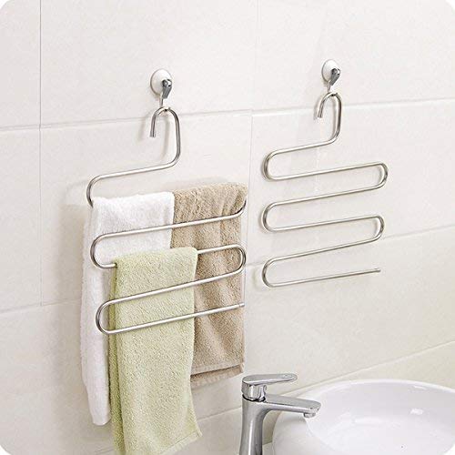 3 stuks broekhangers, kledinghangers, ruimtebesparend, 6-in