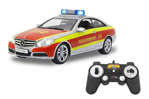 JAMARA 405127 Mercedes-Benz E 350 Coupe Feuerwehr Silber/rot 1:16...