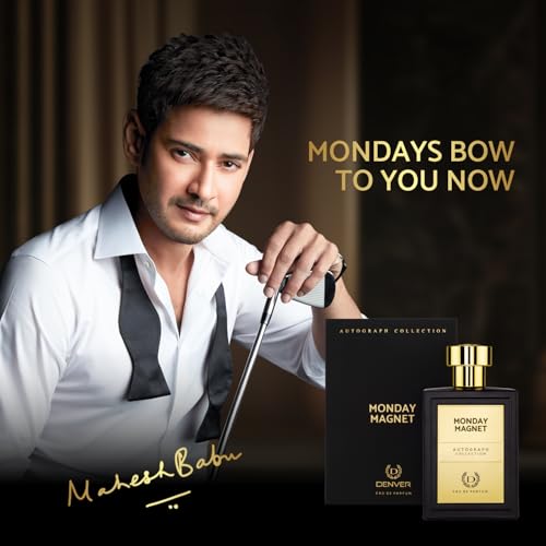 Image of Denver Mahesh Babu Autograph Collection Monday Magnet EDP Perfume For Men - 100 ML |Long Lasting Fragrance Scent