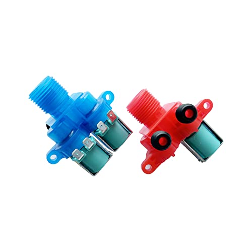 Image of 2023 Upgraded OEM Water Inlet Valve Kit W10240948 (Hot) and W10240949 (Cold) Replaces W11168743, WPW10240948, W10921515, WPW10240949 etc