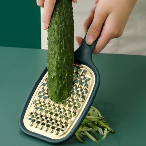 Rallador Flexman de acero inoxidable multiusos con mango verde miniatura 6