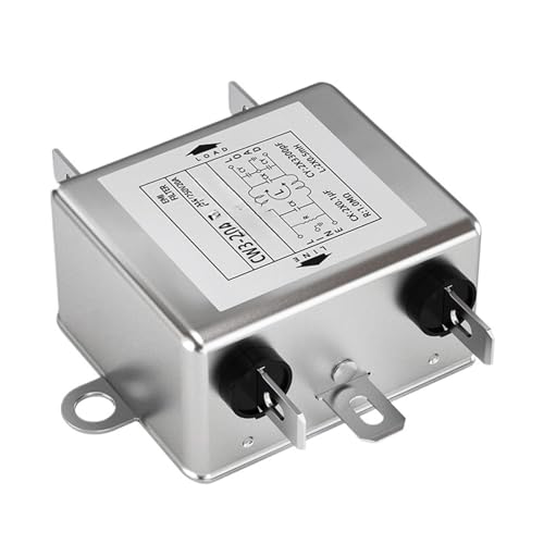 Filtro de potencia monofásico CW3-10A-T con supresor de ruido electromagnético industrial