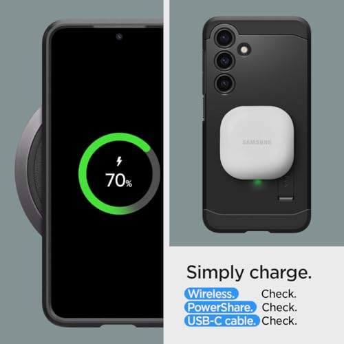 Spigen Tough Armor Designed for Galaxy S24 Plus Case (2024) [Kickstand] [Military-Grade Protection] - Black - Thumbnail 7