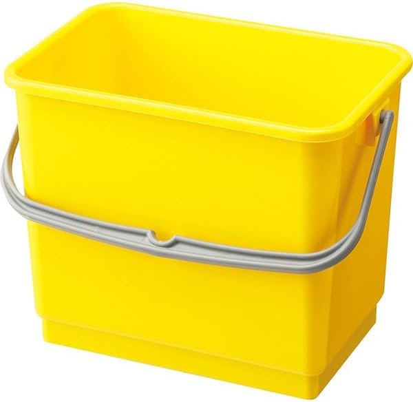 Yamazaki Sangyo 201723 CL863-000X-MB Condor Accessory Storage Bucket, ECO Capacity, 1.2 gal (5 L), Yellow, Width 10.2 x Depth 6.7 x Height 7.2 inches (26 x 17 x 18.4 cm), Made in Japan