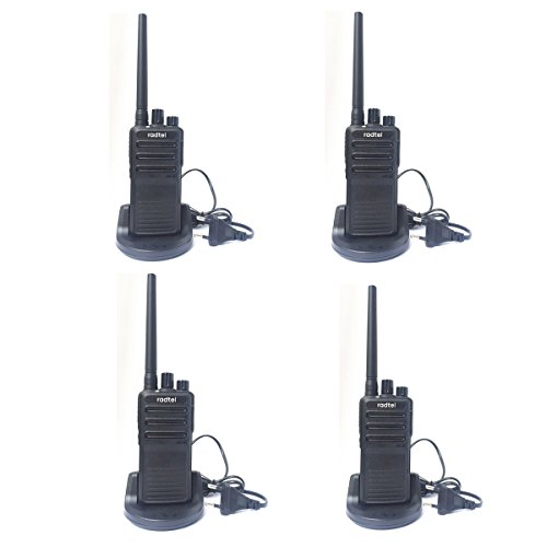 RADTEL T19 Amateur radioapparatuur UHF Walkie Talkie 16 kanalen (4 stuks)