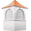 Good Directions Farmington Vinyl Cupola with Copper Roof 72" x 109"
