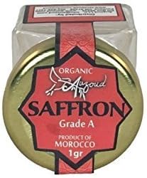 Auzoud Organic Saffron, Supports North African Women Farmers, USDA Certified Organic, Hand-Picked, 1g