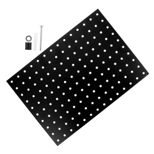 FUNOMOCYA Metal Perforated Board Pegboard Panel Pegboard Wall Panel Peg Board Garage Pegboard Pegboards Pegboard Organizer Garage Wall Organizer Wall Mount Pegboard Metal Pegboard Black Iron