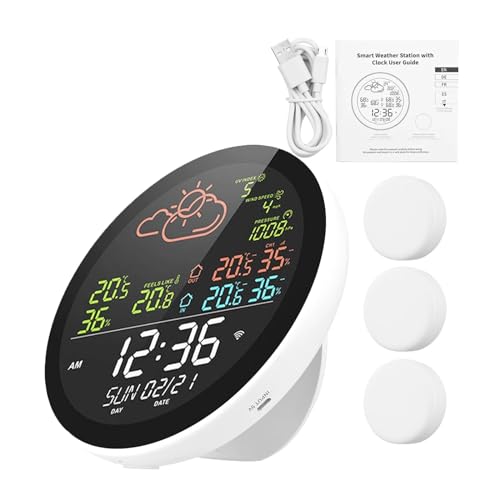 Tuya Wifi X}[gCۃXe[VvxƎxvt^VCvxƎxv 3 ZT[ xA^Cv@\(Color with 3 Sensor)