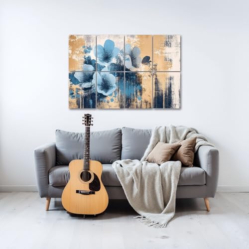 Paneles acústicos artísticos 8 piezas, paneles decorativos insonorizantes de 48"x32" para estudios y hogar miniatura 2