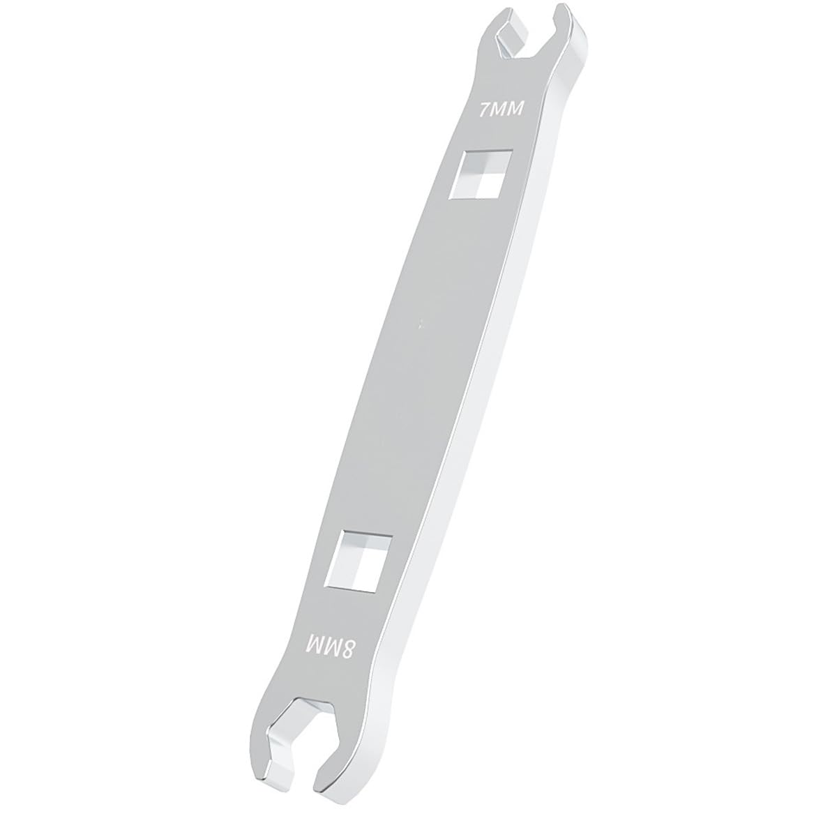 HOUSON Double Brake Line Wrench 7/8mm for Hydraulic Brakes - Precision Pentagonal Socket | 65MN Steel (HRC43)