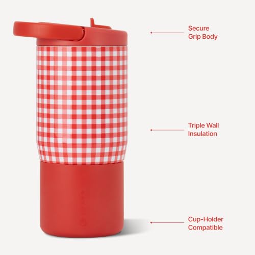 Image of HydroJug Sport 14 oz For Kids 4+ Water Bottle with Straw, Summer Picnic