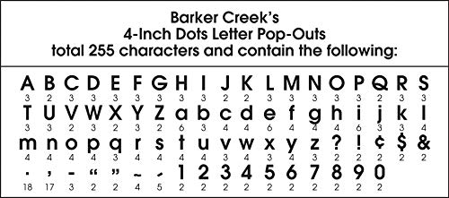 image for Barker Creek Letter Pop-Outs, 4