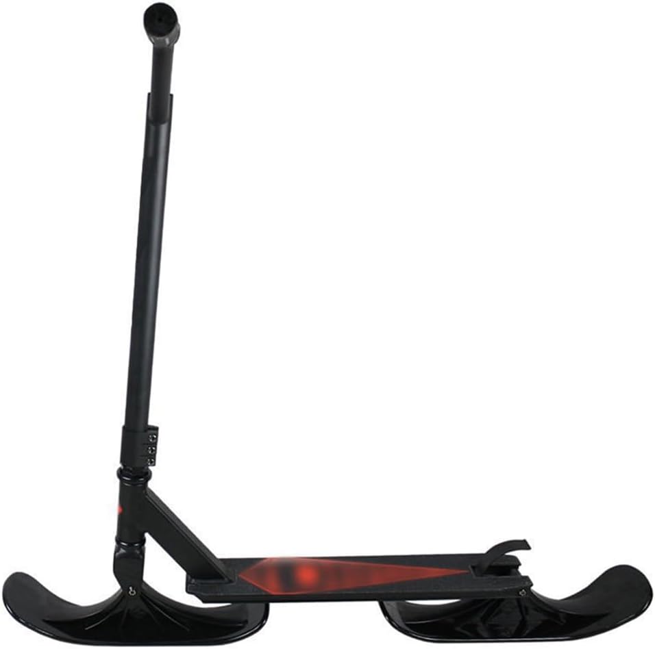 Scooter Snowboard Ski Attachment for Kids Pe Snow Sled Pair Easy Install Snow Scooter Sled for Winter Riding Smooth Round Edges Compact Outdoor Skate Board image 3
