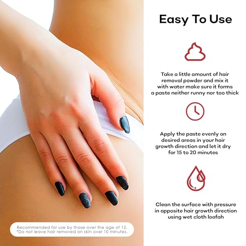 Image of Wax Powder For Women - Haldi Powder For Hair Removal | 5 Min Full Body Wax Powder For Men & Women For All Skin Types | Turmeric Facial Wax, Hair Removal Powder
