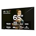 iFFALCON 65-Inch Class QLED 4K Smart TV, Ultra-Slim Picture Frame TV, 144Hz, HDR, Art Mode w/AI Art, Wide Color Gamut, Dolby Vision IQ, Dolby Atmos, Google Assistant Voice Remote(65F75, 2025 Model)