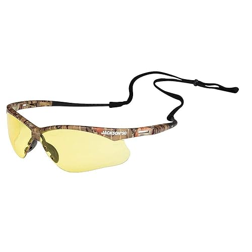 Miniatura 6 de Jackson Safety Gafas de seguridad SG para hombres y mujeres, paquete de 12, ligeras, ultra fuertes con patillas suaves al tacto (varios estilos y