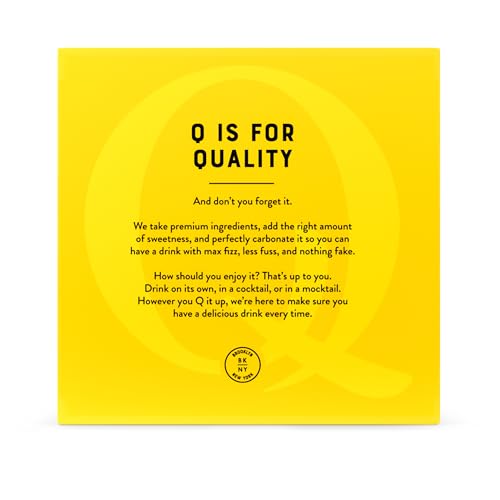 Image of Q Mixers Tonic Water, Premium Cocktail Mixer Made with Real Ingredients, 7.5 fl oz cans (Pack of 4)