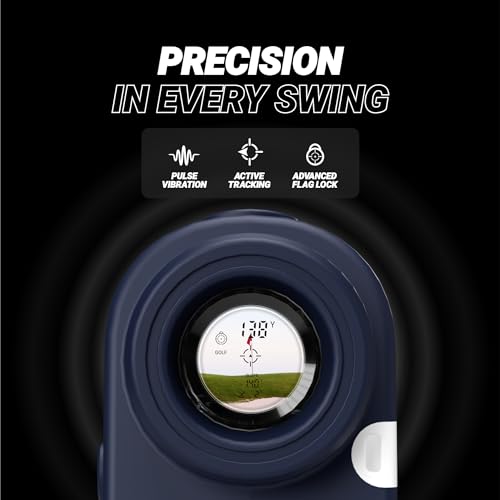 Blue Tees Golf Series 2 Pro Plus Golf Rangefinder with Slope Switch - 800 Yards Range Finder, 6X Magnification Laser Rangefinder, Advanced Flag Pole Locking with Pulse Vibration