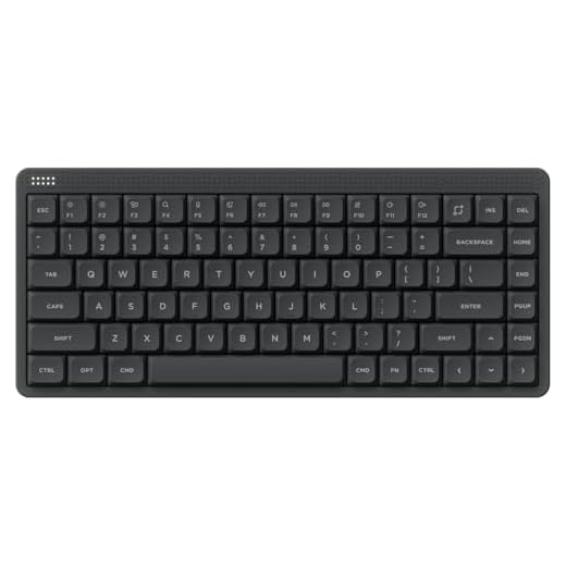 NuPhy Node75 Wireless Mechanical Keyboard, 75% Hot Swappable Custom Low Profile Keyboard, 84 Keys Computer Gaming Keyboards, Supports Touch Gestures, PBT Keycaps, RGB Backlit, Bluetooth/2.4GHz/USB-C