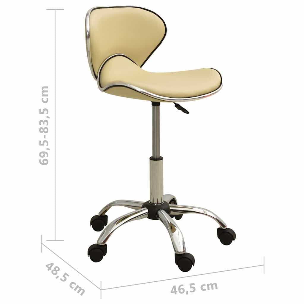 Sedia Ufficio Similpelle Crema