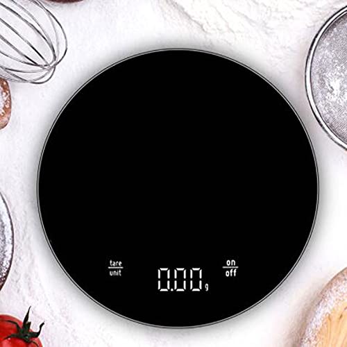JINGYAN Báscula de Cocina A 0.1 gram Precision Multifunción Cocina Escala de cocción, para Nutrición y Preparación Comidas, Tamaño: 15 cm * 15cm 2.5cm, PCS