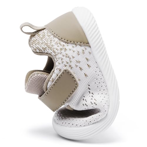 Image of MORENDL Toddler Sneakers Baby Boys & Girls Barefoot Shoes Lightweight Breathable Walking Running Tennis Athletic Sport Shoes