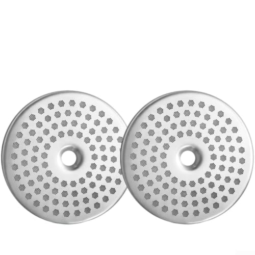Disco de filtro de acero inoxidable 304 para distribución de agua de 57 mm para cafetera, compatible con soportes de filtro estándar (1)