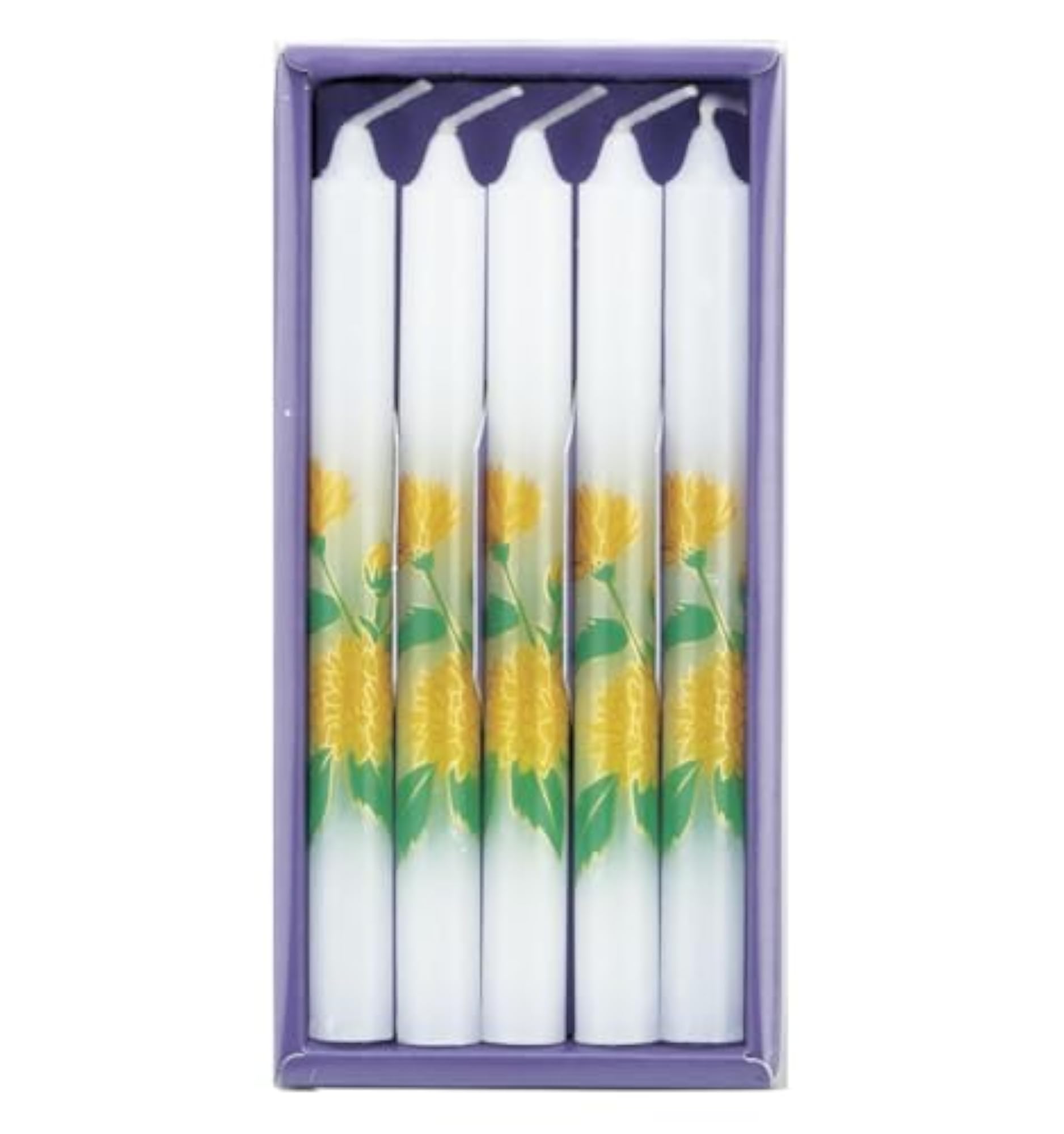 Japan Buddhist Candle Chrysanthemum Flower Set of 5