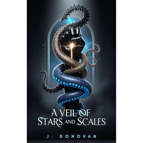 A Veil of Stars and Scales Audiolibro Por J. Donovan arte de portada