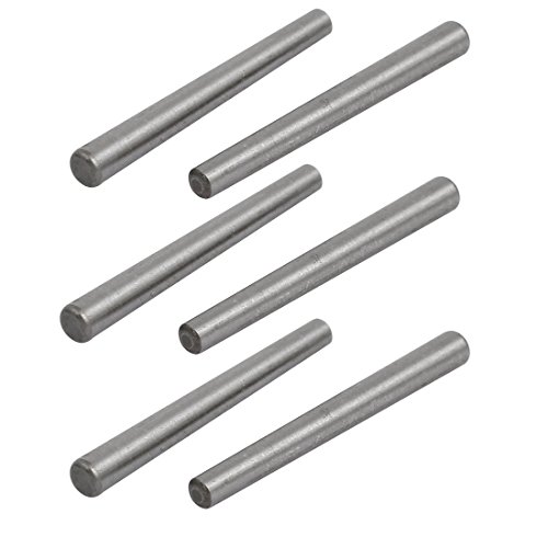 sourcing map - sourcing map Goupille Conique Acier carbone GB117 35mm Long 3mm Dia 6pcs