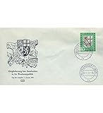 Nr. 249 Goldhahn BRD Bund Nr. 249 Ersttagsbrief FDC Eingliederung des Saarlandes Briefmarken für Sammler