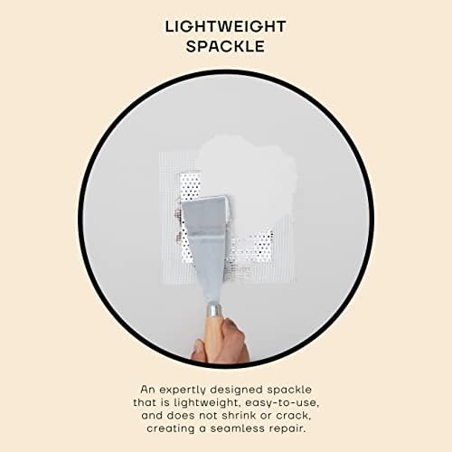 soto Small Hole Repair, Off-White Spackle, 8 Ounces (No. 08 Artisan White) — High Strength Small Hole Filler for use on: Walls, Drywall, Ceiling, Furniture, Cabinets
