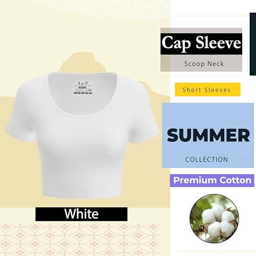 Basic Crop Tops for Women Short Sleeve T-Shirts Scoop Neck Cropped Shirts Women's Crop Top Cute Summer Tops Slim Fit Tees4