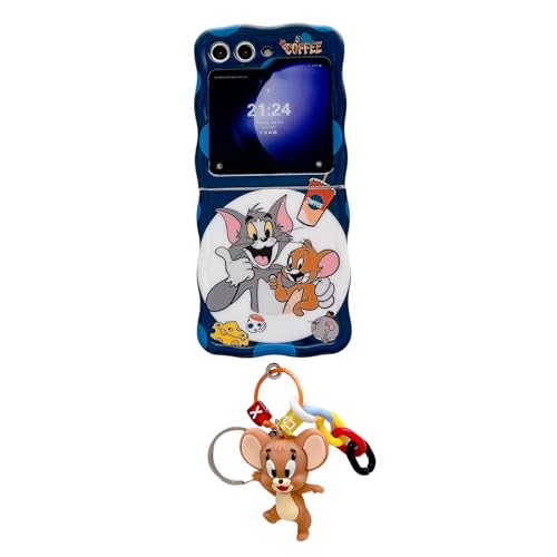 Amazon.co.jp: RUIKER Samsung galaxy z flip6 用 ケース トムと
