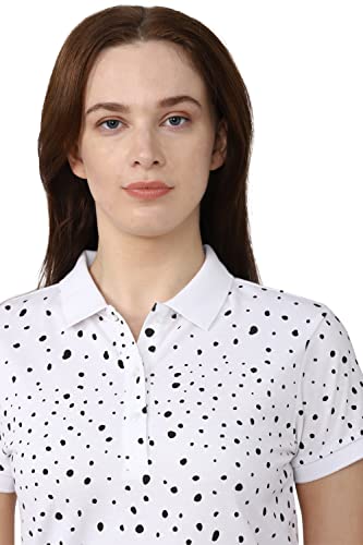Image of Van Heusen Women's Cotton Regular Fit Polo T-Shirt
