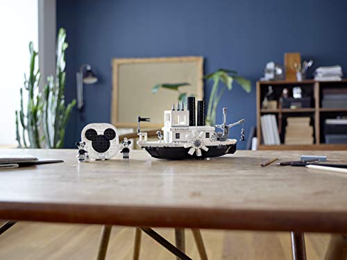 LEGO 21317 Ideas Disney Steamboat Willie Vintage Sammlermodell, Ab 10 Jahren – Bild 4