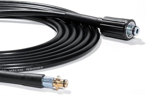 Manguera de repuesto de lavadora de alta presión para arandelas Kärcher serie K Karcher K2, clic M22 (14 mm) enchufe tipo hembra, conector rápido modelo antiguo, extensión de tubo de limpieza de agua