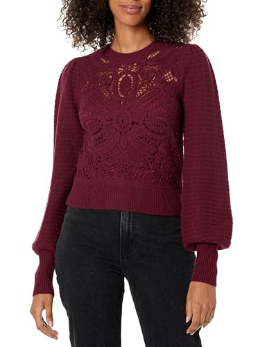 Image of Women's Damira Sweater in Oxblood Red