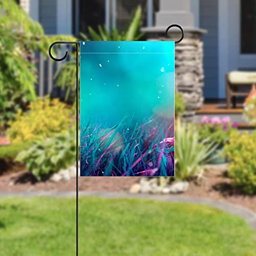 Drapeau de jardin papillon en polyester pongé double face de qualité - 5