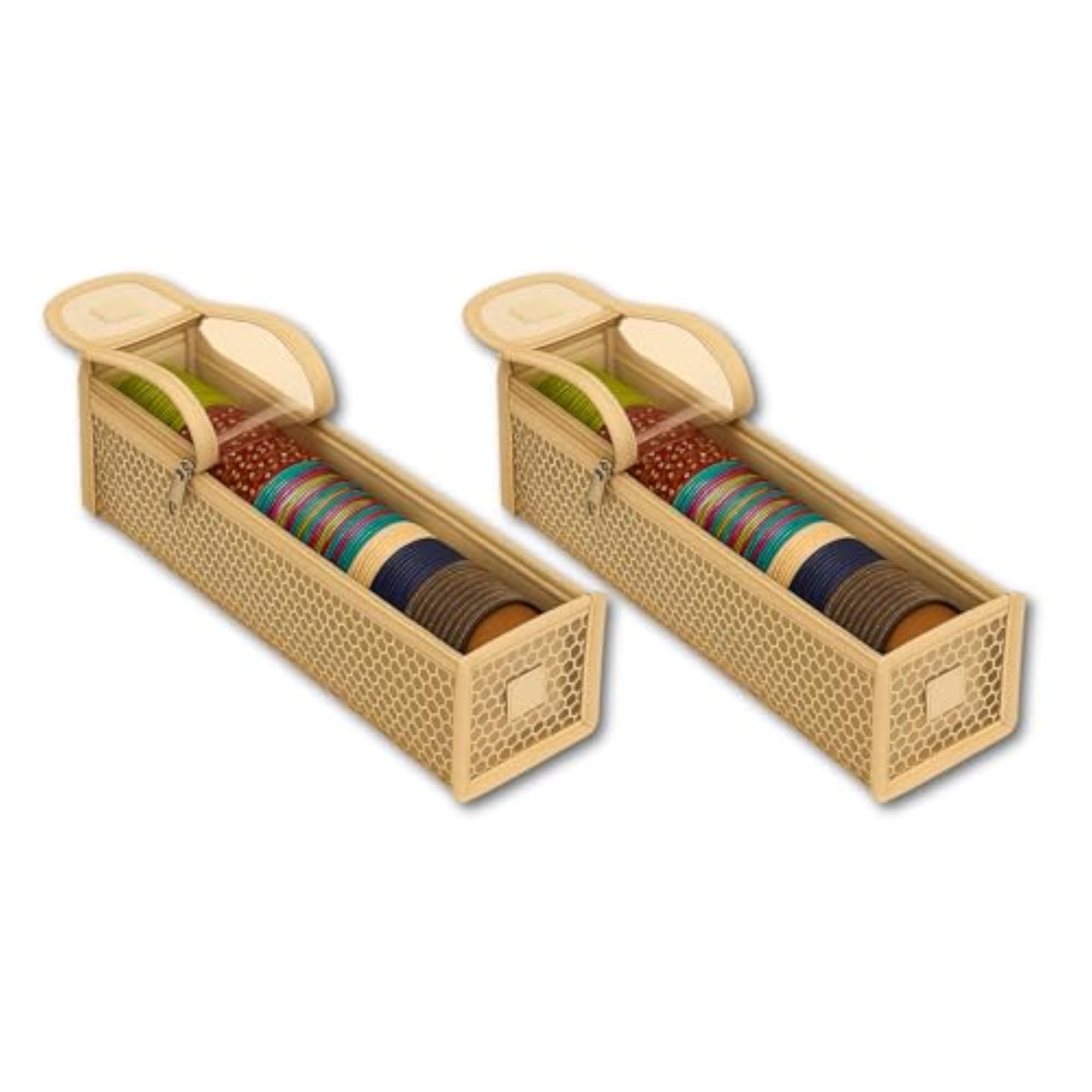 Single Rod Bangle Box for Women, Removable Chudi Organizer