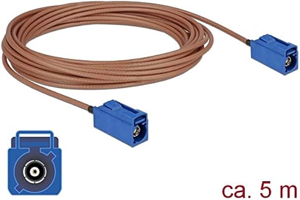 DeLOCK 89666 cavo coassiale FAKRA RG-316 Blu Marrone DeLOCK 89666 cavo coassiale FAKRA RG-316 Blu Marrone