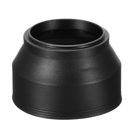 PATIKIL Parasol de Objetivo de 52mm, Protector de Goma Plegable para Bloquear el Exceso de Luz Solar, Reducir el Destello y el Resplandor del Objetivo, Mejorar la Fotografía, Negro