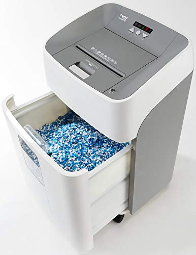 Dahle Shredmatic Sm 300 Auto-Feed Paper Shredder, 300 Sheet Locking Bin, Oil-Free, Jam Protection, Security Level P-4, 3-5 Users #TOP2