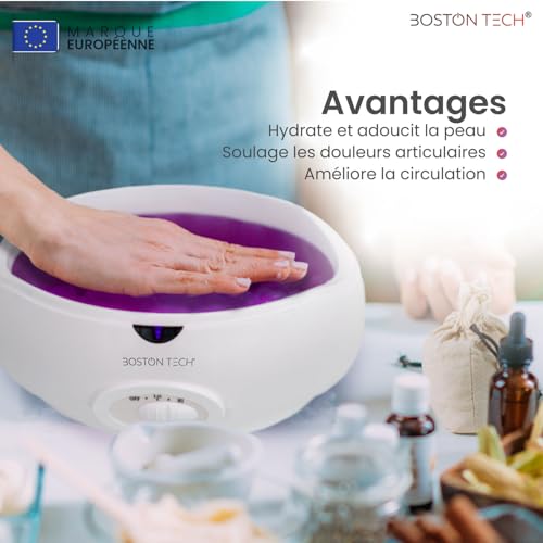 Boston Tech® bain de paraffine soulage les douleurs musculaires et l'arthrite Contenance 3 litres Contient 900 g de paraffine et des accessoires pour utilisation à domicile et professionnelle – vue 3