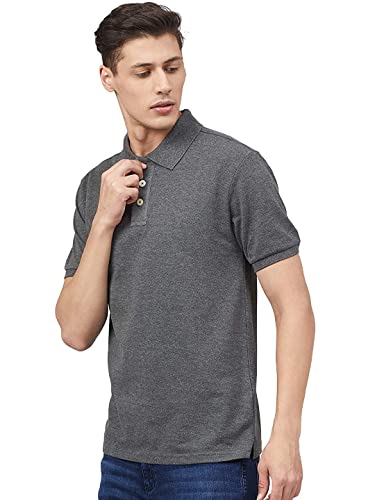 Image of CHKOKKO Men's Cotton Regular Fit Half Sleeves Polo T-Shirt