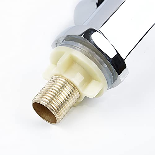 Robinet de lavabo chrome haut de gamme avec mitigeur monotrou rétractable